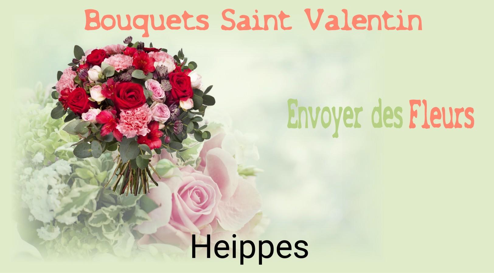 Roses de Saint-Valentin livrées à Heippes